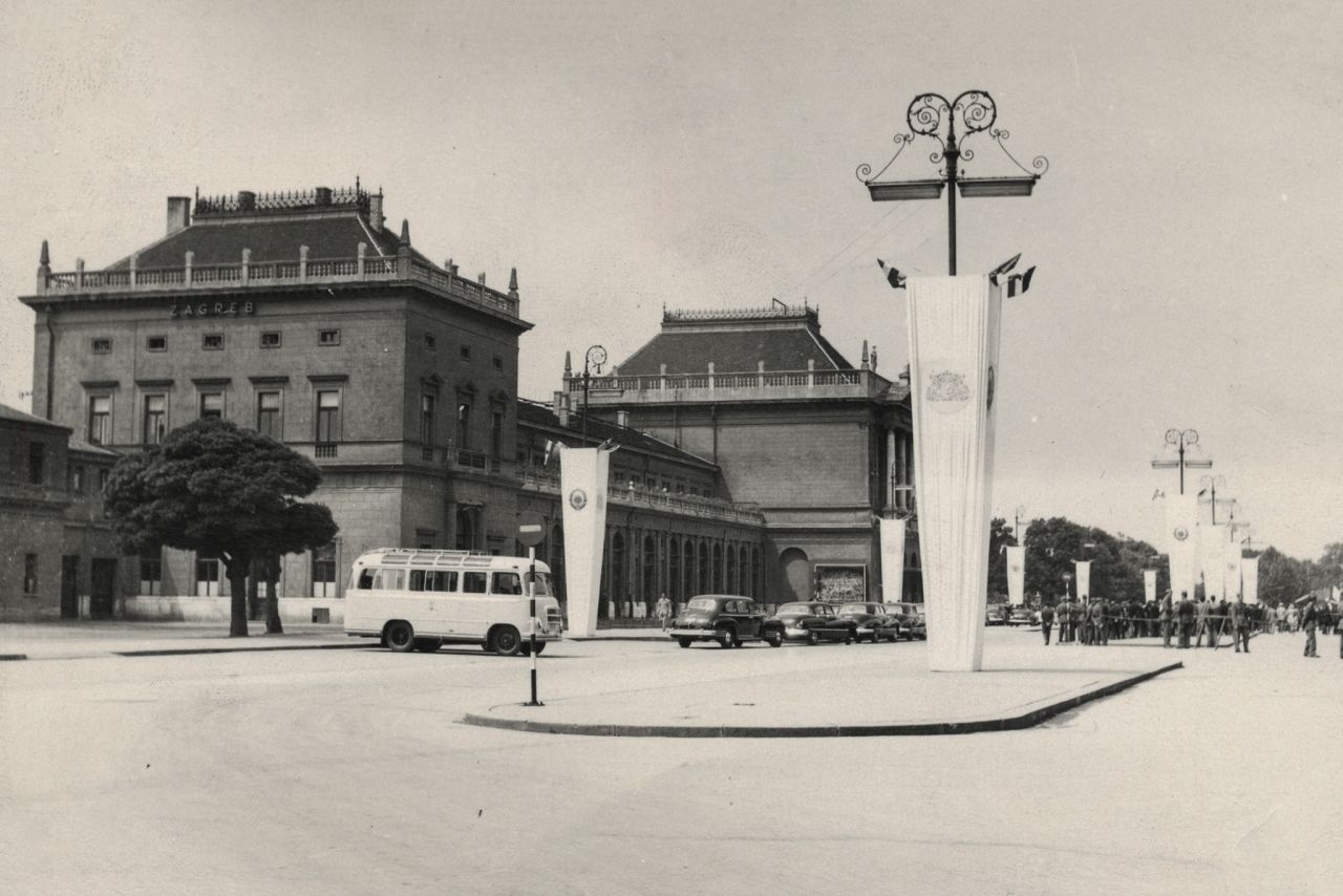 Glavni kolodvor oko 1955.-1960. godine